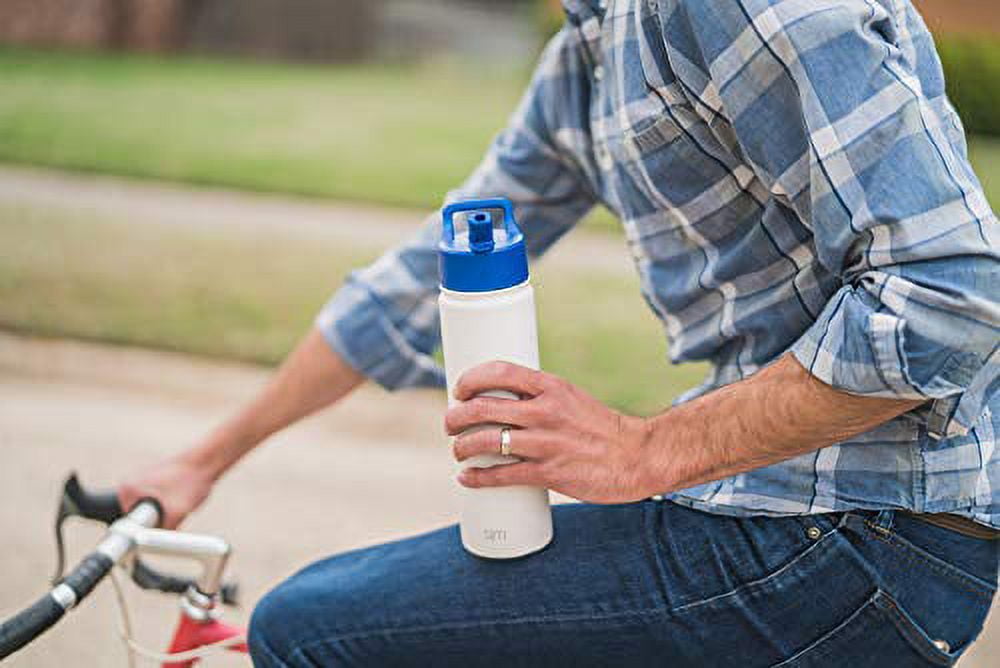 Simple Modern Summit Water Bottle Straw Lid Vacuum Insulated Stainless Steel Bottle | 18 fl oz C427X