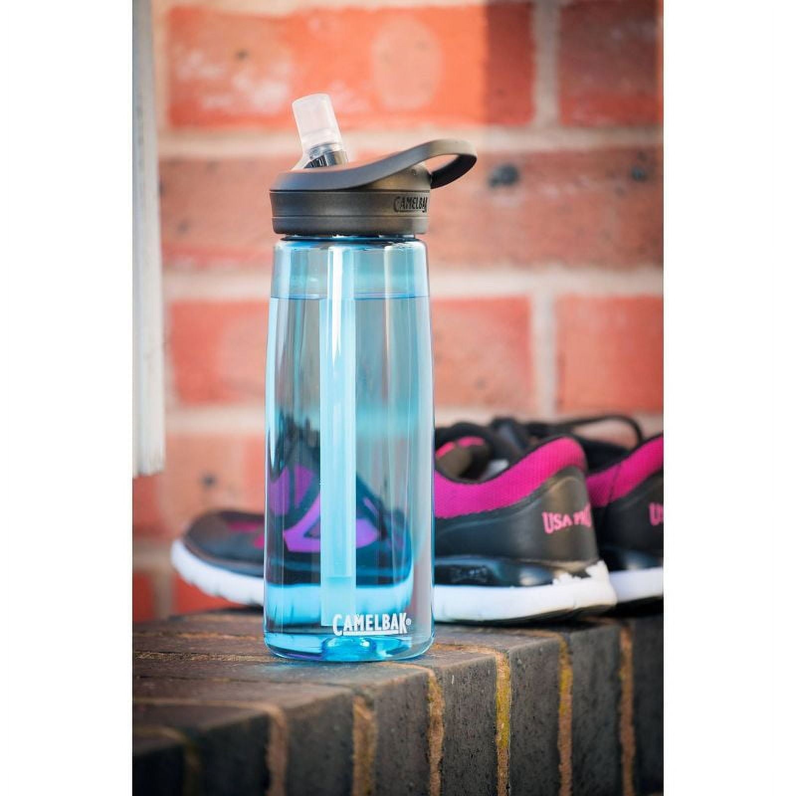 CamelBak Eddy+ 25oz Tritan Renew Water Bottle, Light Blue C290M