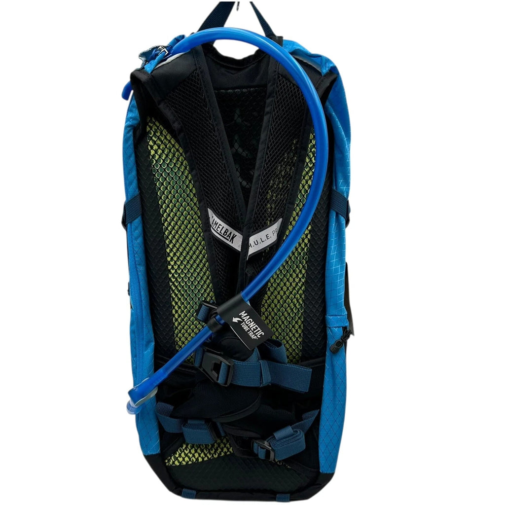 CAMELBAK M.U.L.E Pro 14L Bike Hydration Backpack 100 oz, Ibiza Blue/Orange C251R