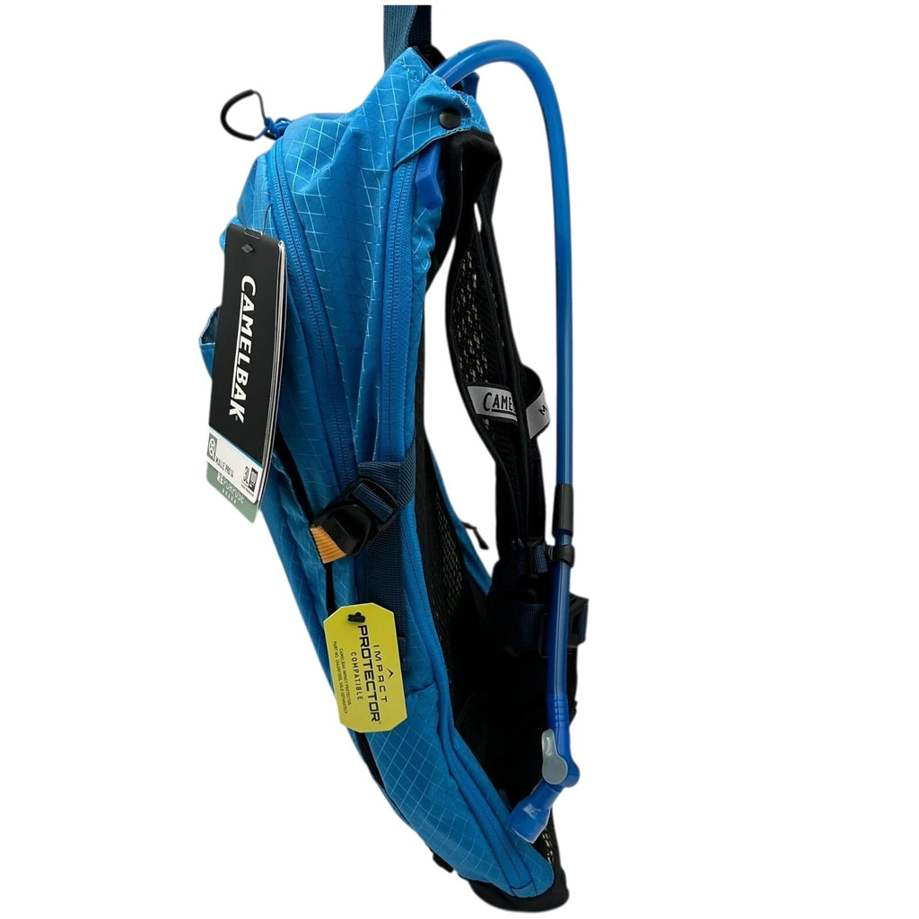 CAMELBAK M.U.L.E Pro 14L Bike Hydration Backpack 100 oz, Ibiza Blue/Orange C251R