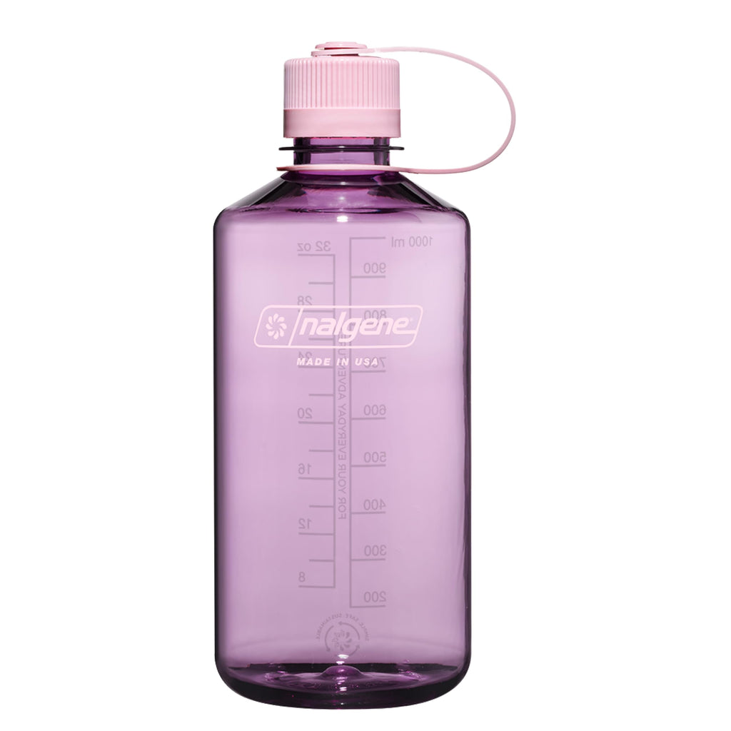 Nalgene Sustain Tritan BPA-Free Water Bottle Made with Material Derived from 50% Plastic Waste (using ISCC certified mass balance), 32 OZ, Narrow Mouth, Cherry Blossom C152H