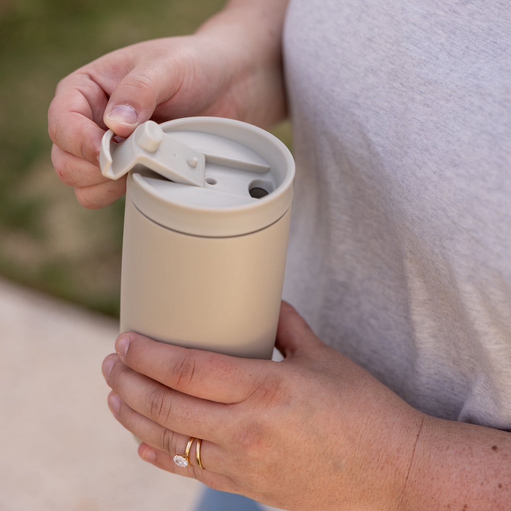 Simple Modern 16 fl oz Insulated Stainless Steel Voyager Coffee Tumbler with Insulated Flip Lid C394S