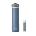 Contigo 24 oz. Wells Chill Stainless Steel Filter Bottle w/ Filters - Dark Ice C084A