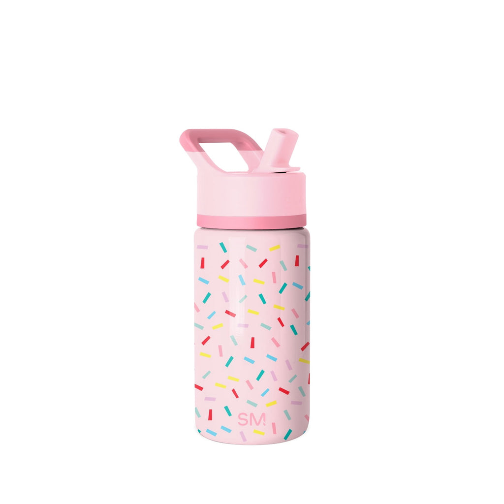 Simple Modern 14oz Summit Water Bottle with Straw Lid | Confetti C429C