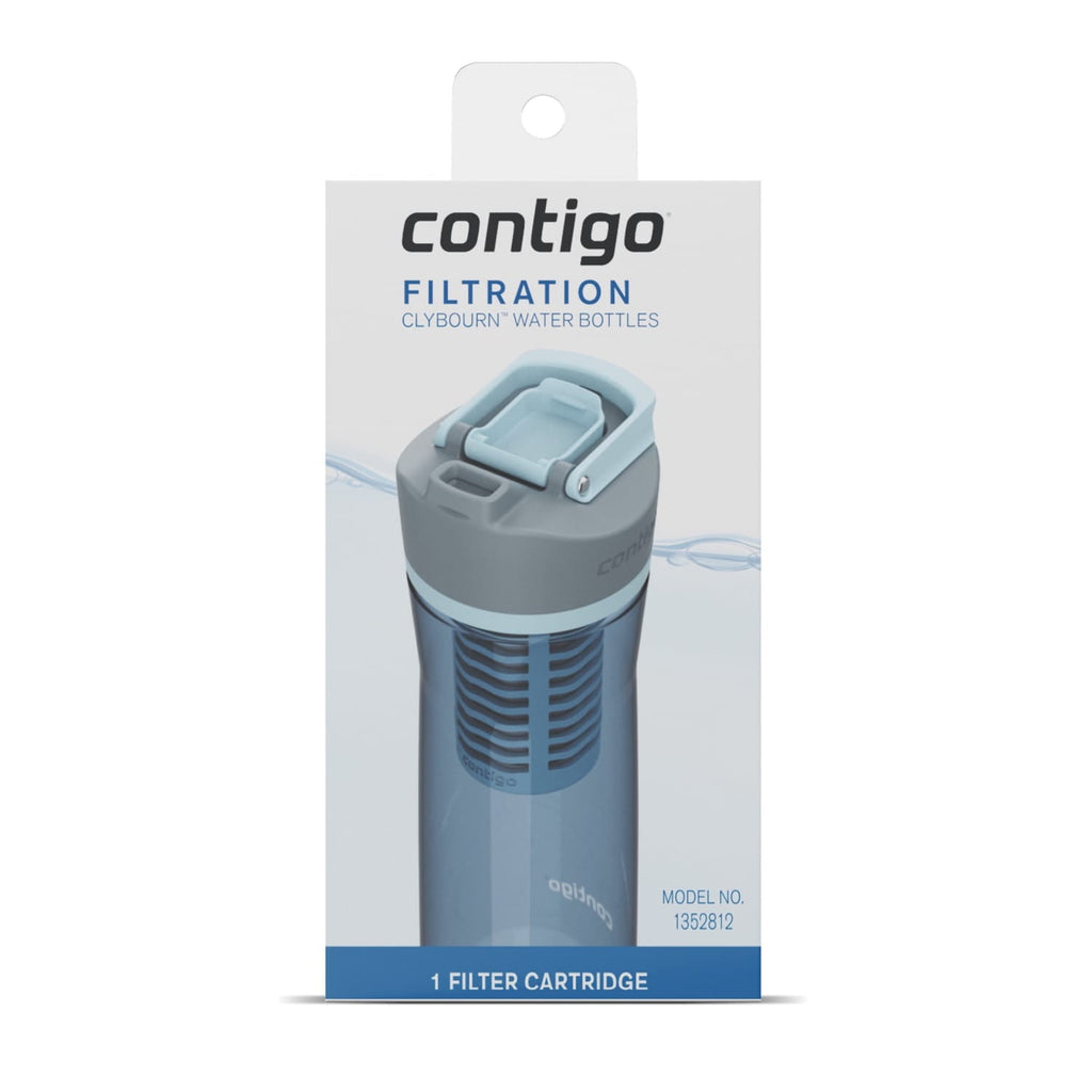 Contigo Clybourn FreeFlow Filter Water Bottle Replacement Filter, 1 Count C030C