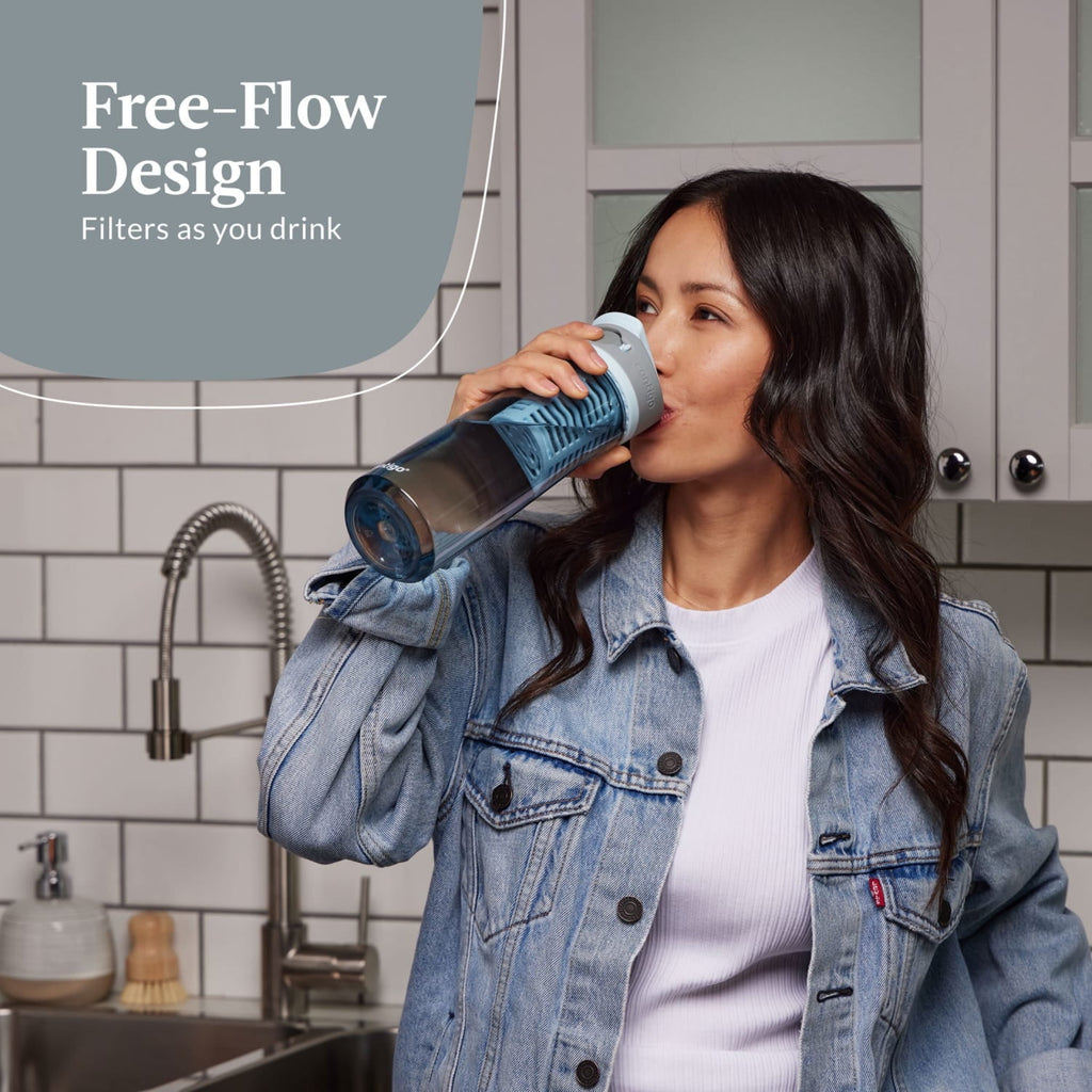 Contigo Clybourn FreeFlow Filter Water Bottle Replacement Filter, 1 Count C030C