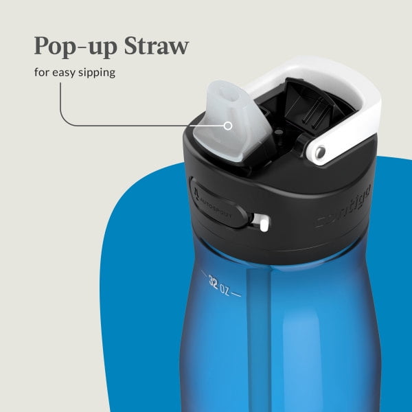 Contigo Ashland 2.0 32 oz Licorice BPA Free Water Bottle C039K