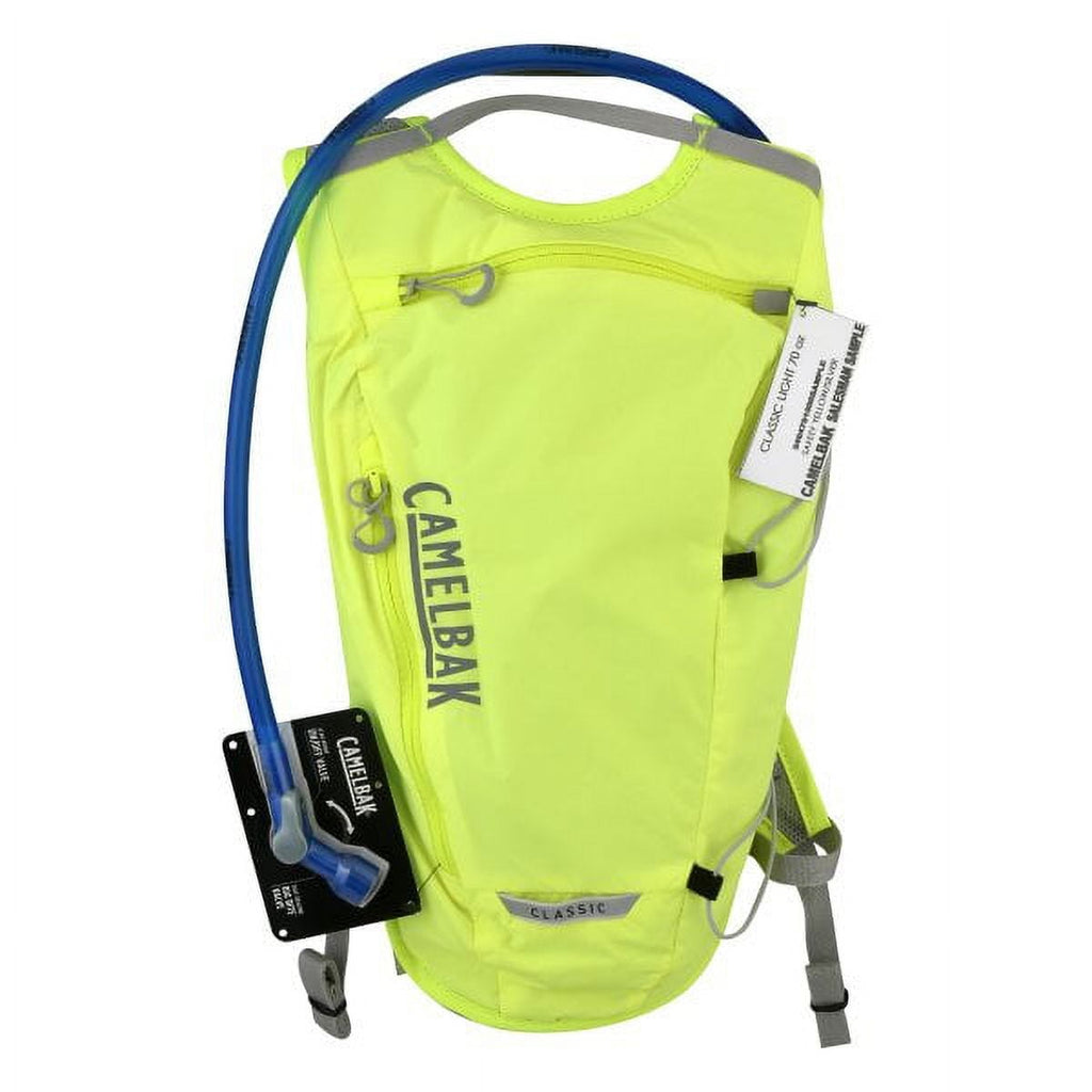 Camelbak Classic Light Hydration Pack Bag Inc Reservior Yellow/Silver 70oz C296J
