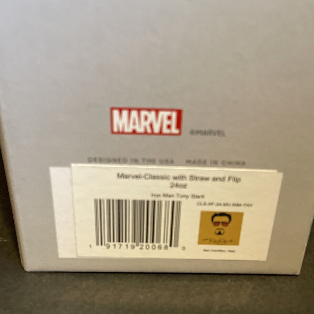 Simple Modern Insulated Iron Man Tony 24oz  Tumbler W/Flip Lid and Straw Lid C434A