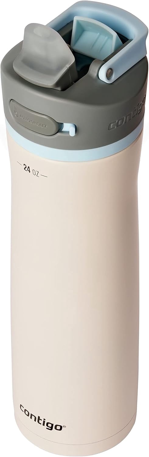 Contigo 24 oz. Wells Chill Stainless Steel Filter Water Bottle - Salt C086E