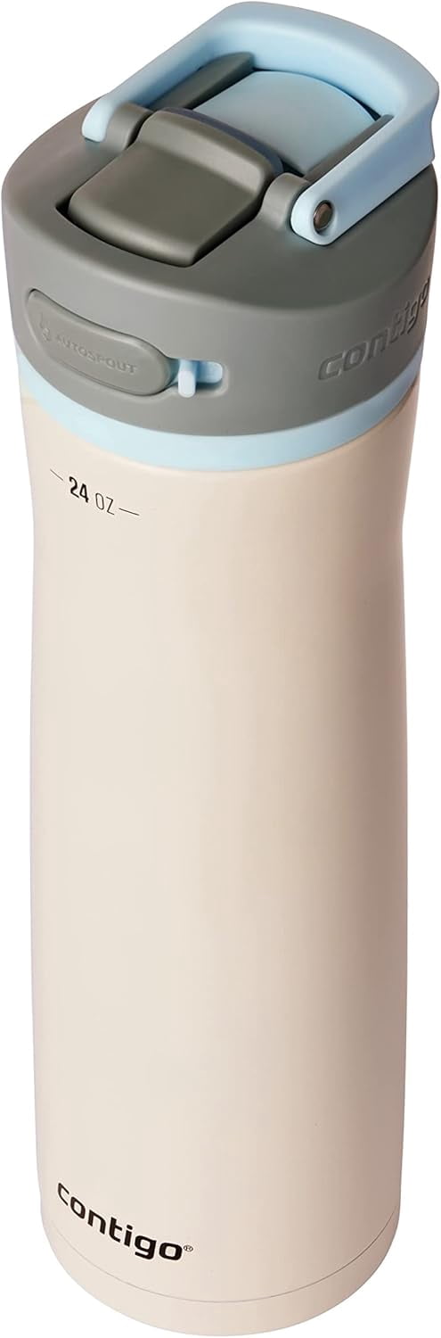 Contigo 24 oz. Wells Chill Stainless Steel Filter Water Bottle - Salt C086E