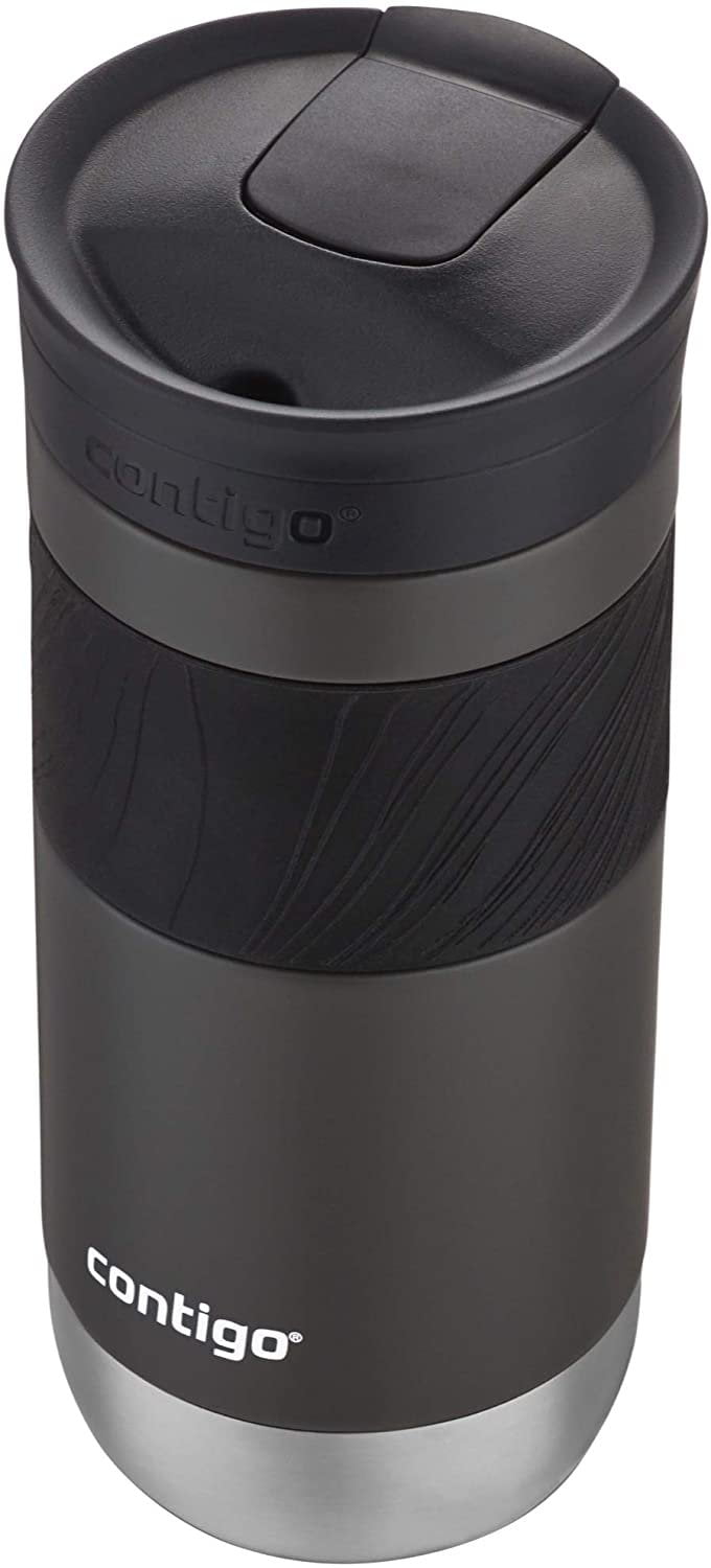 Contigo Byron 2.0 Stainless Steel Travel Mug with SNAPSEAL Lid and Grip, 20 oz, Sake &amp; Blue Corn, 2-Pack C014L