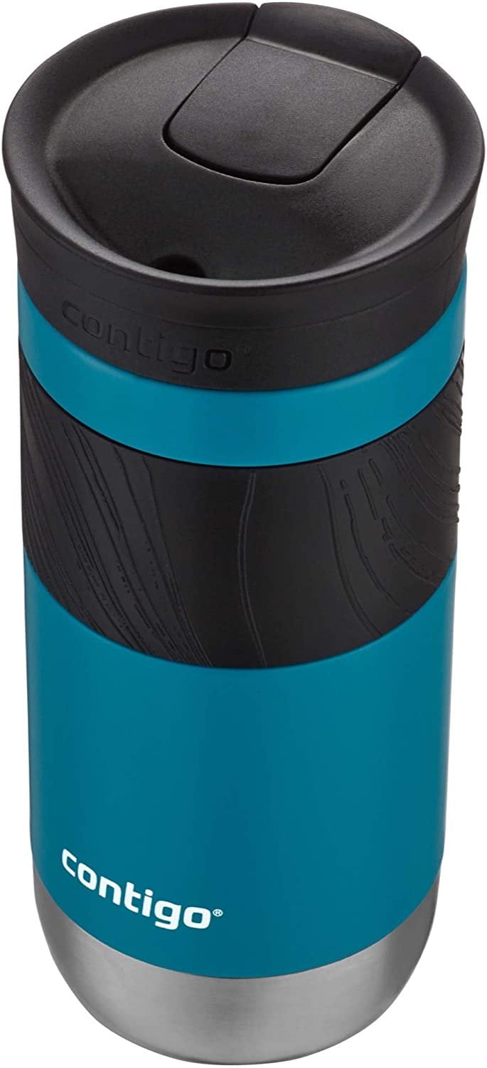 Contigo Byron 2.0 Stainless Steel Travel Mug with SNAPSEAL Lid and Grip, 20 oz, Sake &amp; Blue Corn, 2-Pack C014L