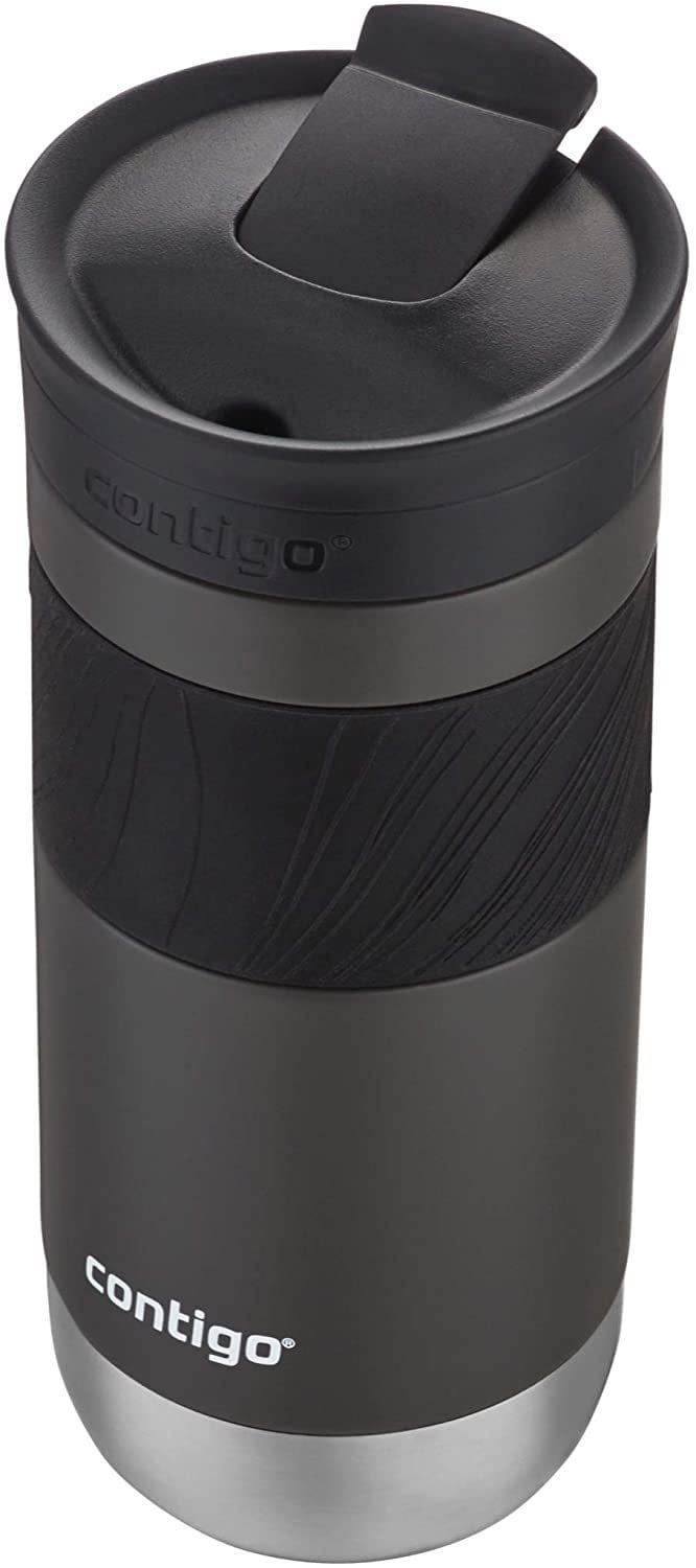 Contigo Byron 2.0 Stainless Steel Travel Mug with SNAPSEAL Lid and Grip, 20 oz, Sake &amp; Blue Corn, 2-Pack C014L