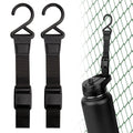 Linkidea 2 Pack Fence Hooks for Waterbottle, Compatible with Stanley, Nalgene, IRON FLASK with Handle Bottle &amp; Tumbler, S Shaped Hook Hanger Magnetic Buckle for Outdoor Sports Camping C231E