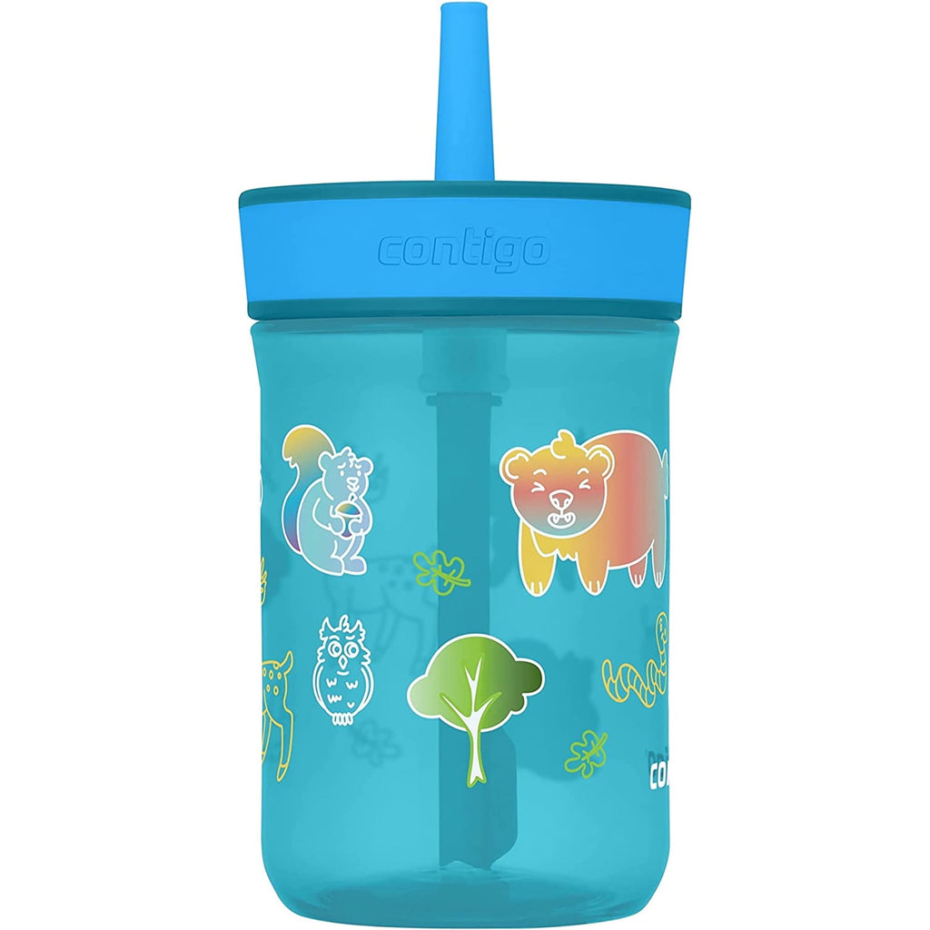 Contigo Kid's 14 oz. Leighton Tumbler with Straw - Juniper/Blue Forest C118K