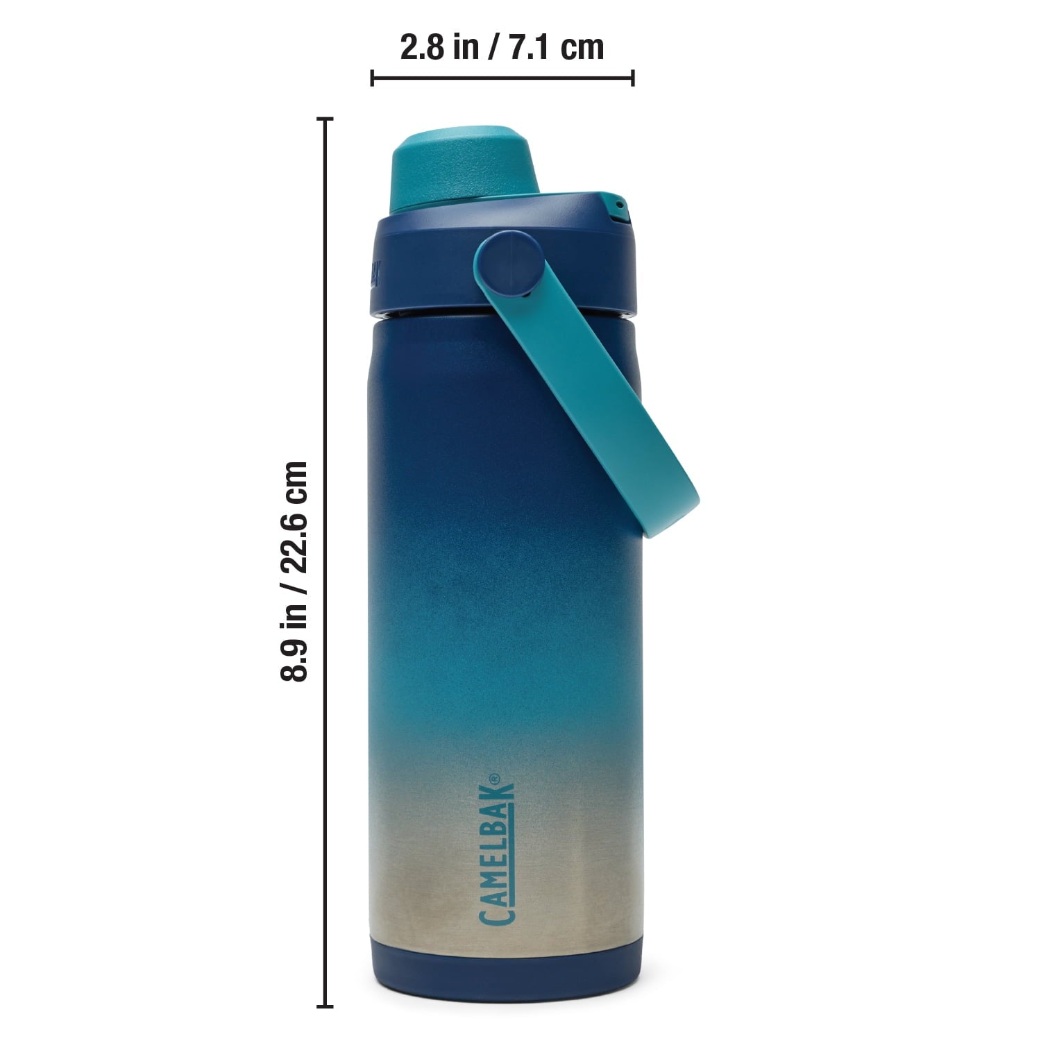 Camelbak Thrive Chug 16oz Stainless Bottle, Blue Haze C322J