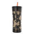 Contigo 20oz Shake &amp; Go Tumbler, Plastic with Straw, Licorice Cowhide Couture C093G
