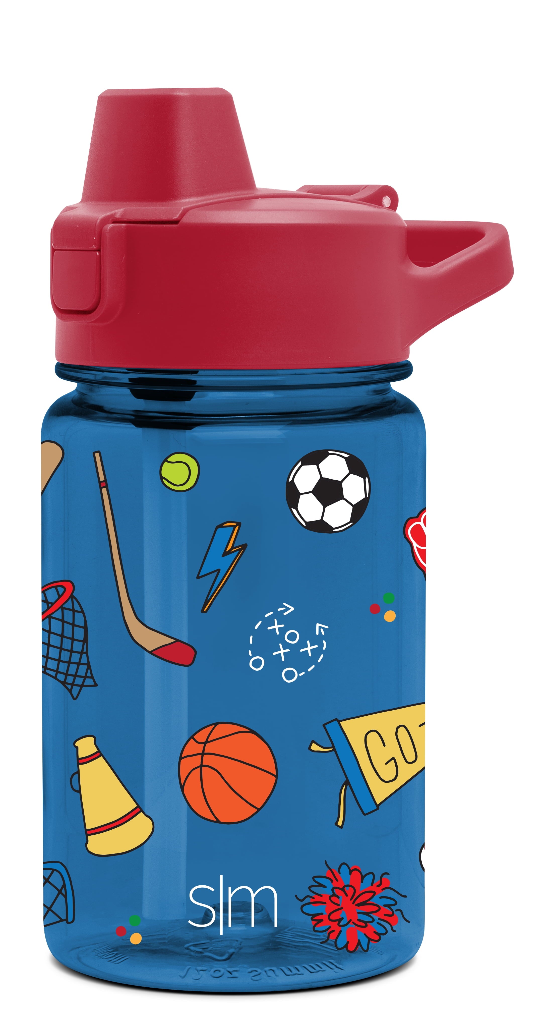 Simple Modern 12 fl oz Reusable Tritan Summit Water Bottle with Silicone Straw Lid | Birthday Cake C404T