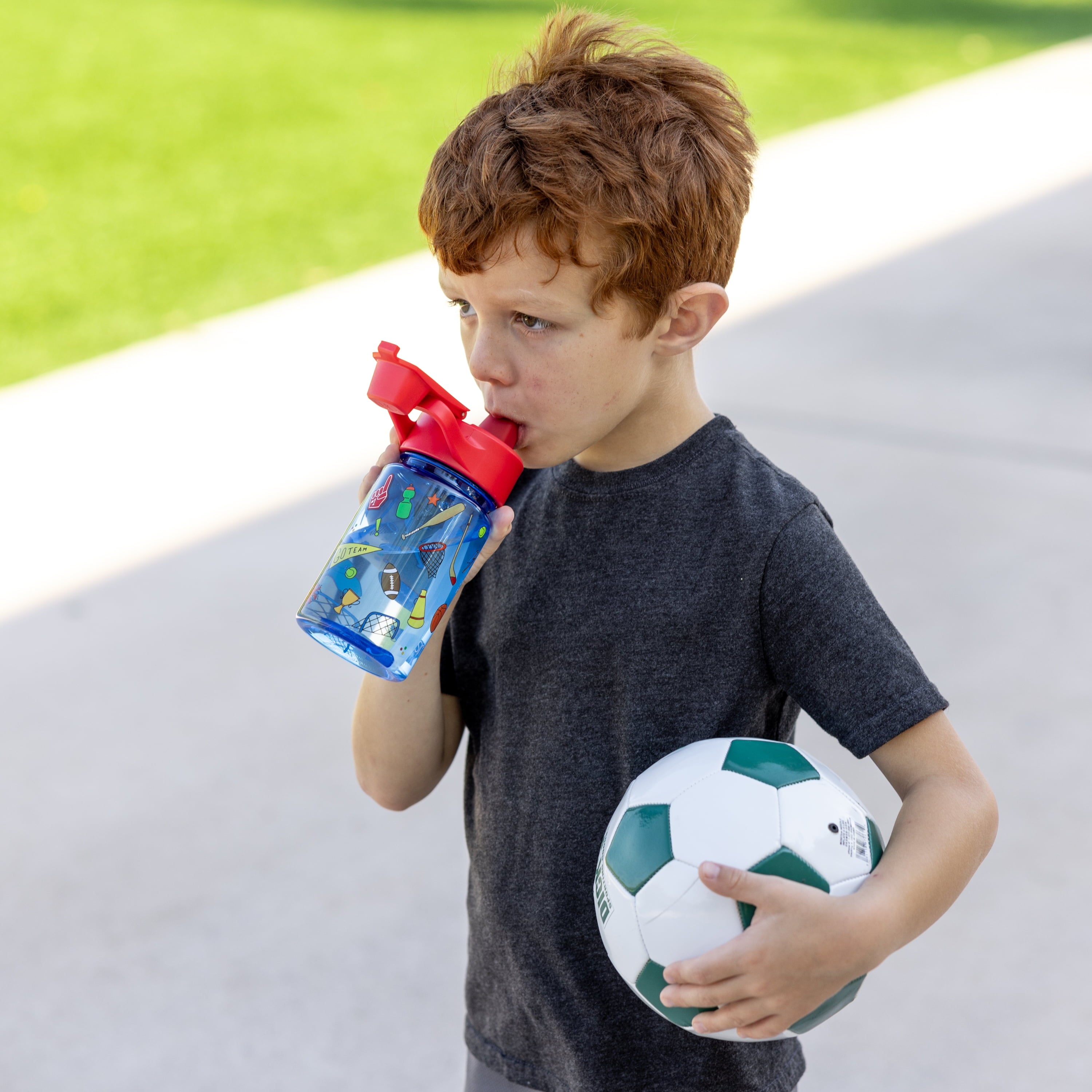 Simple Modern 12 fl oz Reusable Tritan Summit Water Bottle with Silicone Straw Lid | Birthday Cake C404T