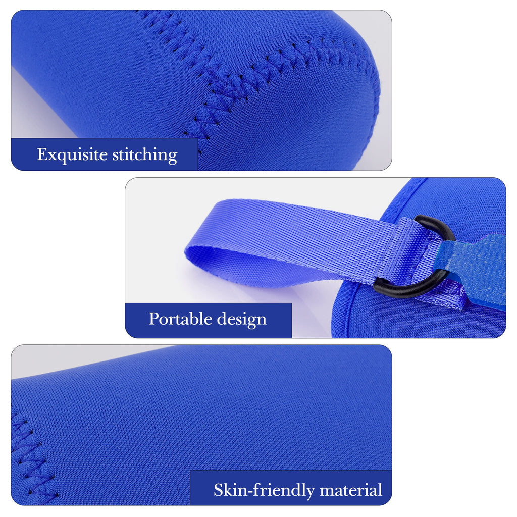 Linkidea Water Bottle Sleeve Compatible with CamelBak Eddy+ Tritan 14oz, Steel 12oz Kids Bottle, Waterbottle Holder Bag with Name Tag, Navy Blue C390W
