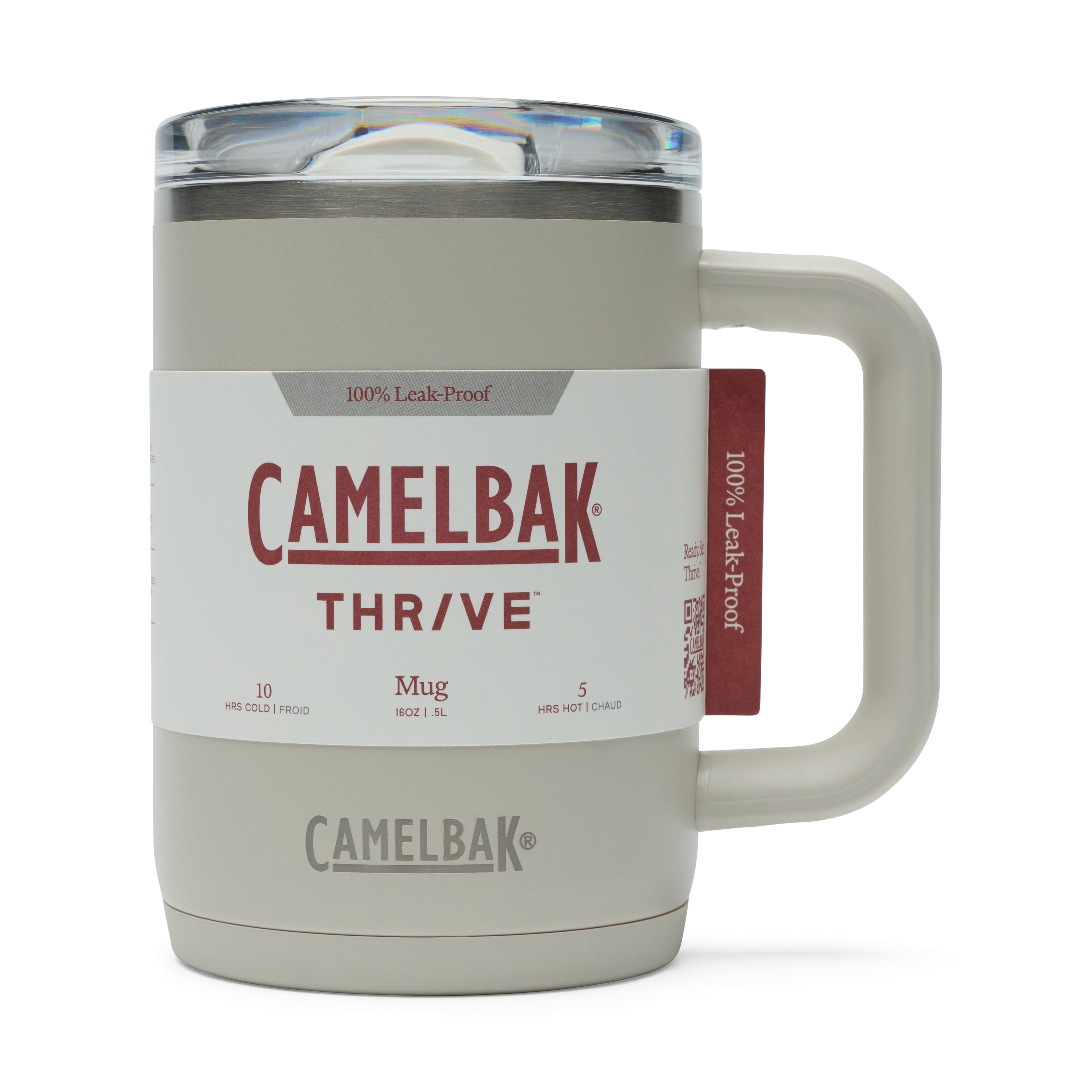 CamelBak Thrive 16oz Stainless Steel Leak-Proof Mug, Stone C291F