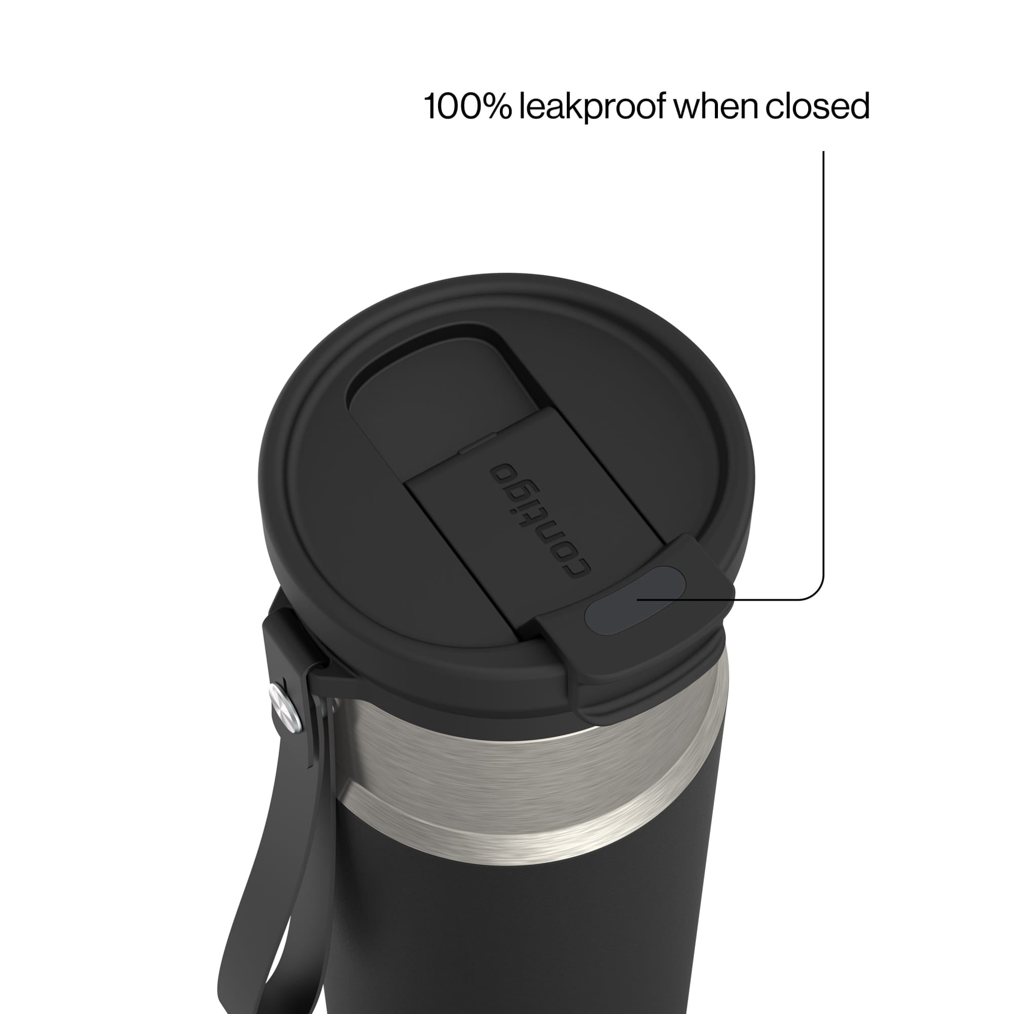 Contigo DualSip 20 oz Leakproof Insulated Water Bottle with 2-Way Lid C069G