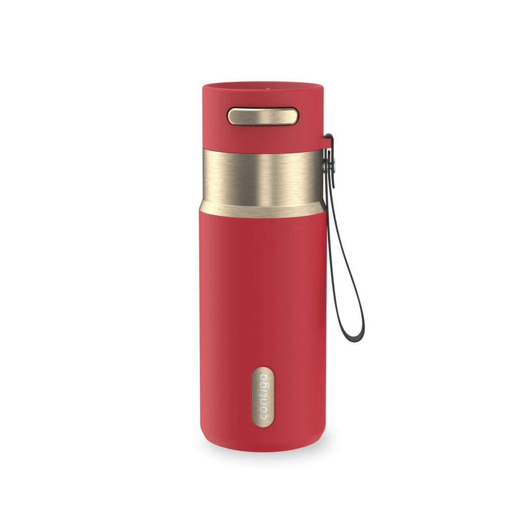 Contigo AutoSeal 16 oz Leakproof Water Bottle with Carrying Strap C023X