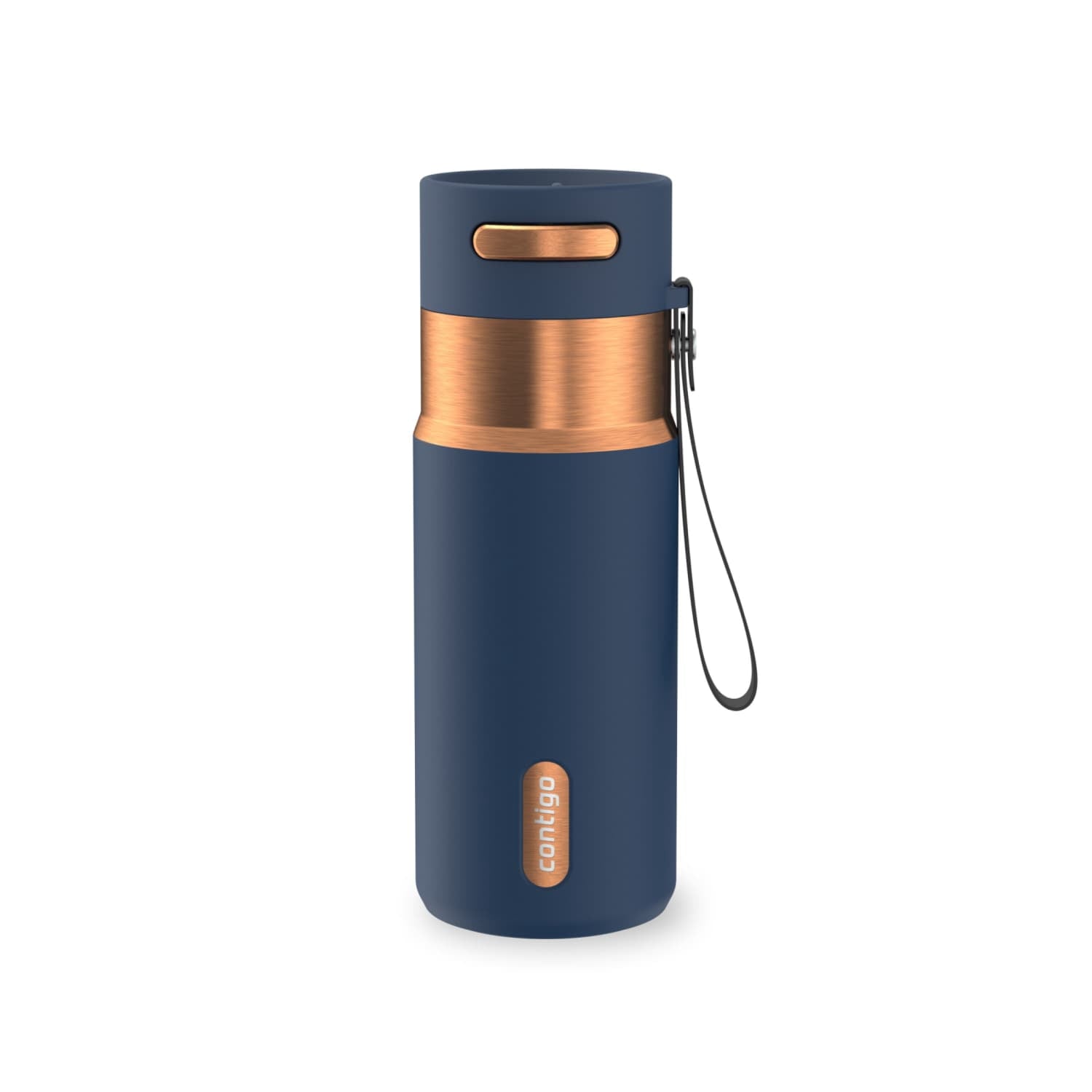 Contigo AutoSeal 16 oz Leakproof Water Bottle with Carrying Strap C023X
