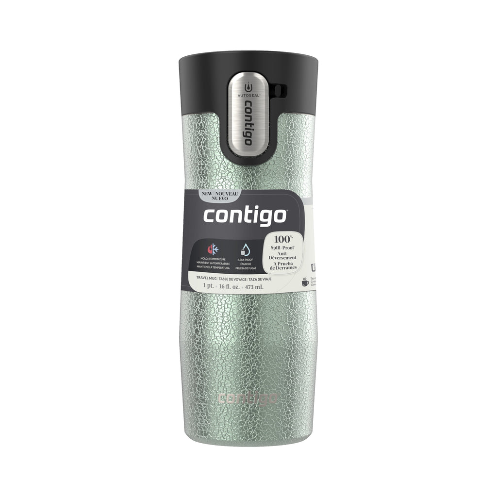 Contigo AUTOSEAL West Loop Vacuum-Insulated Stainless Steel Travel Mug with Easy-Clean Lid, 16 oz C031E