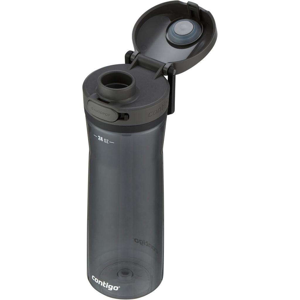 Contigo - Water Bottle with Leak-Proof and Locking Lid, BPA Free, 709ml Capacity, Black C087X