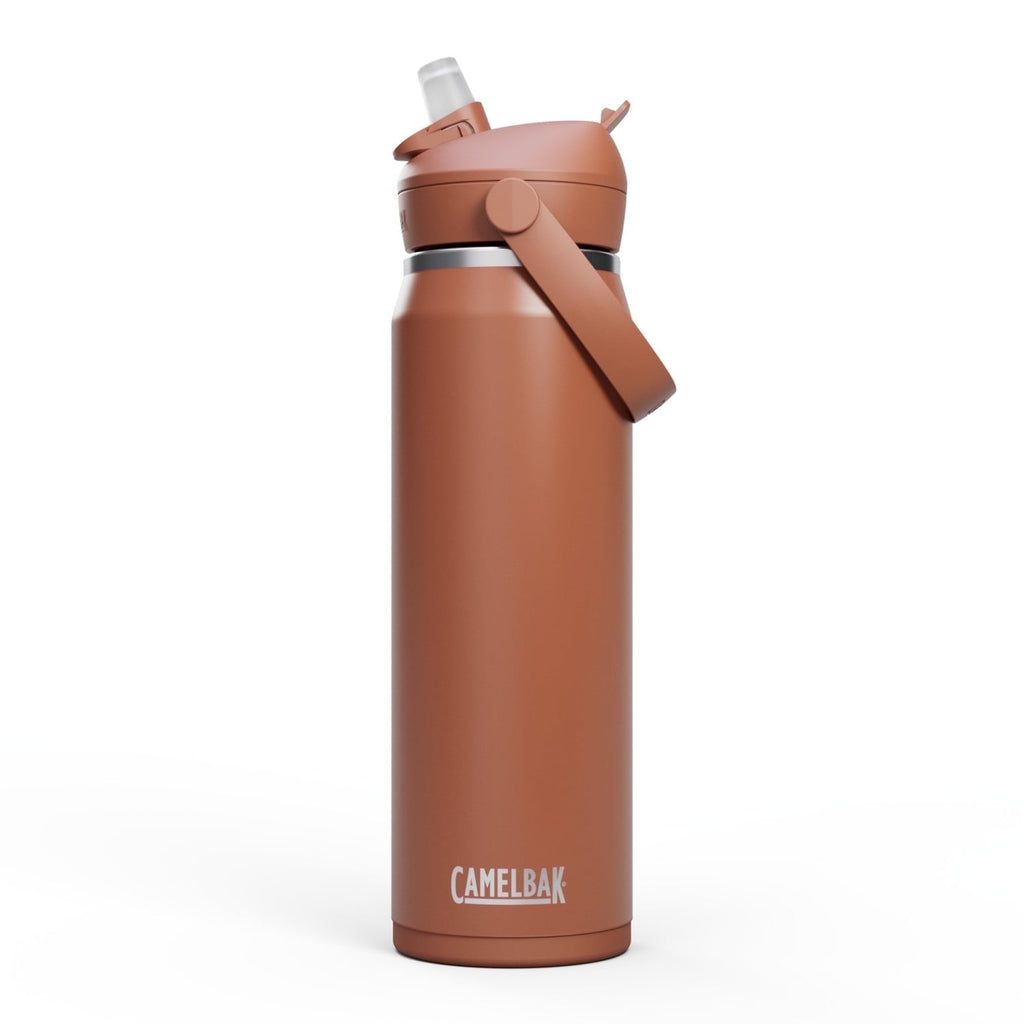CamelBak Thrive™ Flip Straw Insulated Stainless Steel Water Bottle, 25 oz, Sierra Red C340B