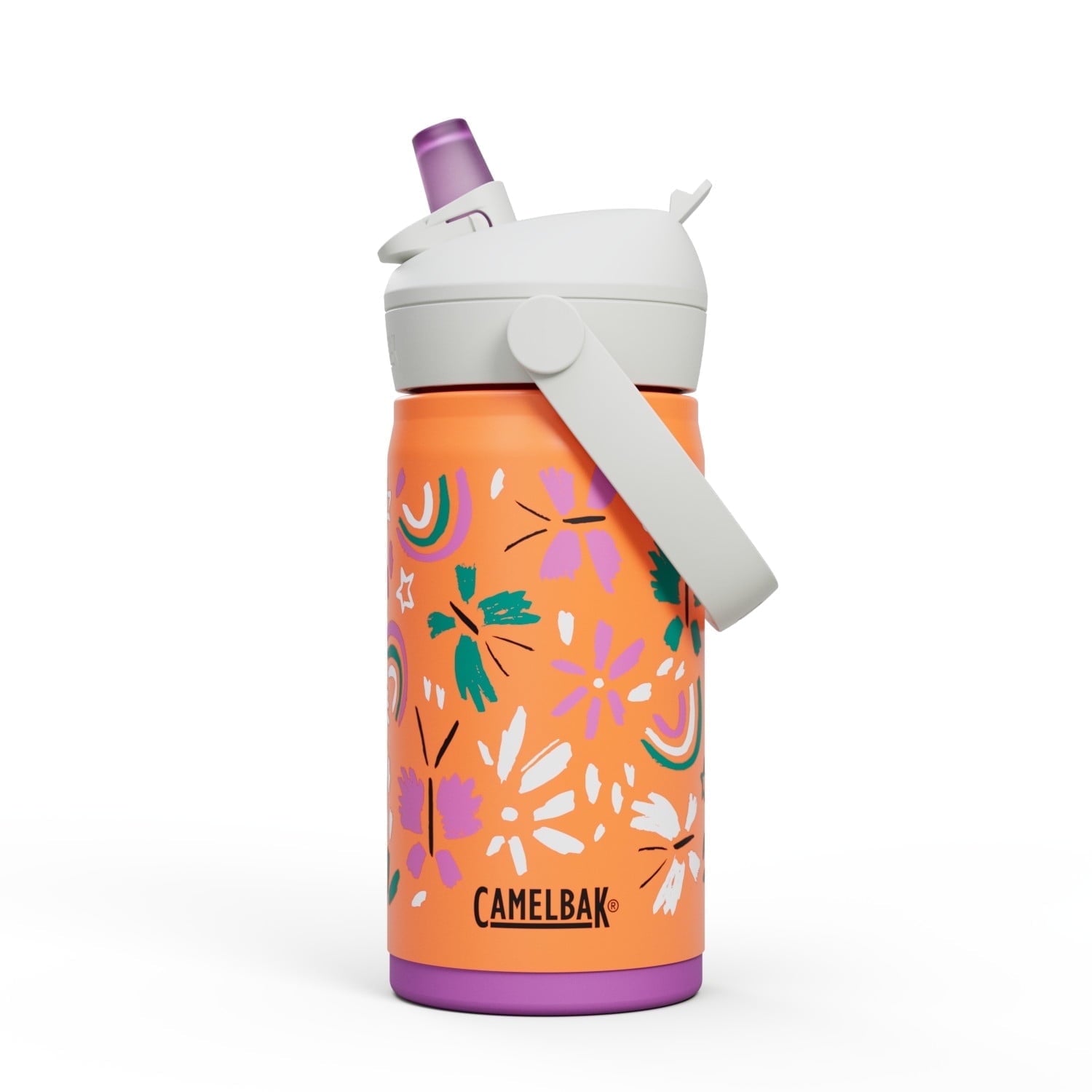Camelbak Thrive™ Flip Straw Kids Stainless 12oz Water Bottle, Dino Jam C311A