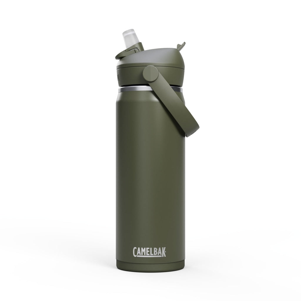 CamelBak Thrive™ Flip Straw Insulated Stainless Steel Water Bottle, 20oz, Moss C363M