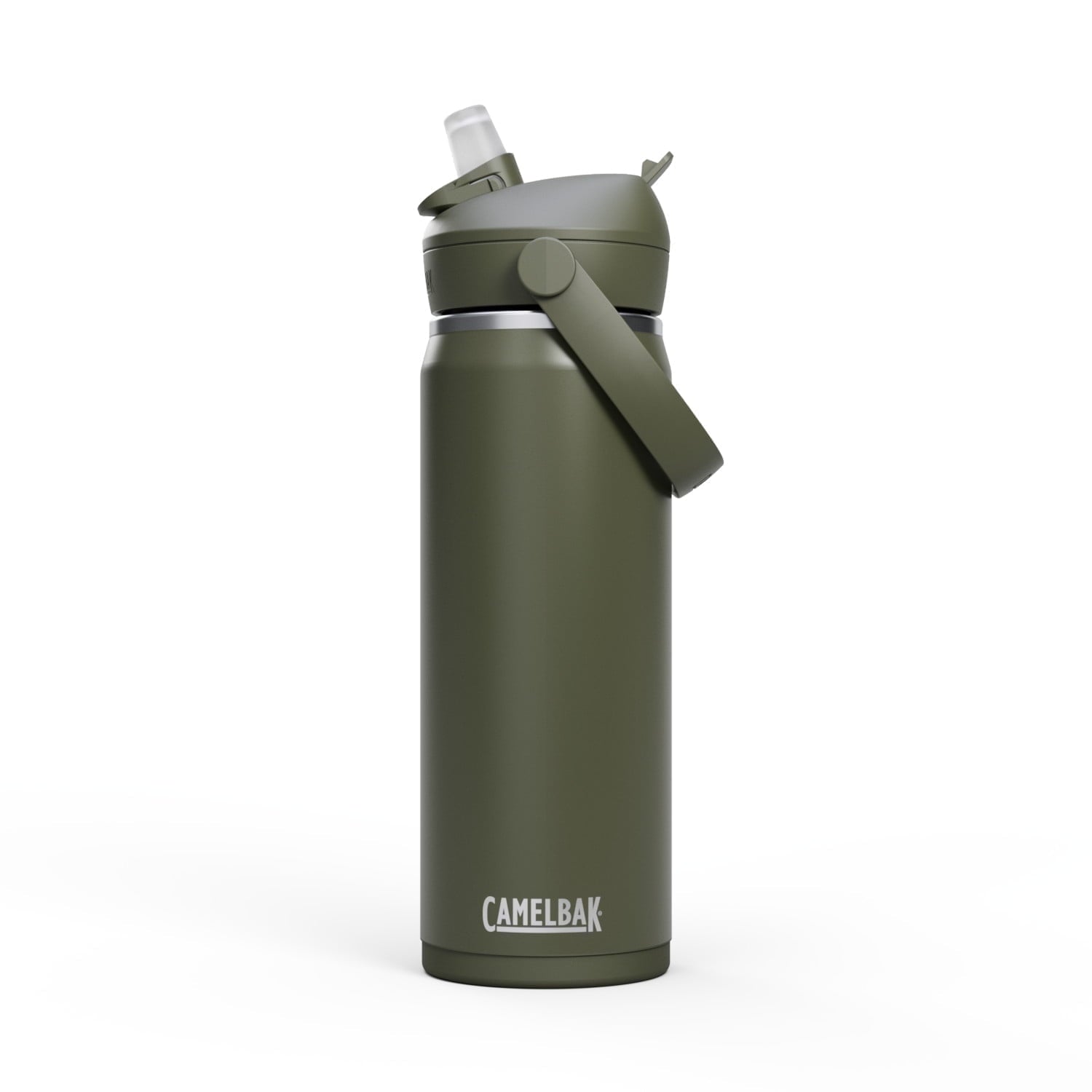 CamelBak Thrive™ Flip Straw Insulated Stainless Steel Water Bottle, 20oz, Moss C363M