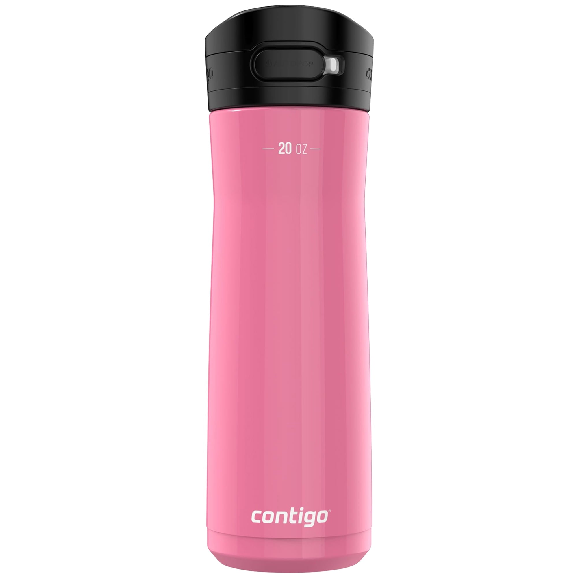 Contigo Jackson Chill 2.0 Stainless Steel Water Bottle with AUTOPOP Lid, 20 Ounces, Azalea C085K