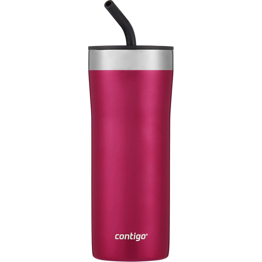 Contigo 24 oz. Streeterville Stainless Steel Tumbler with Straw - Dragon Fruit C124C