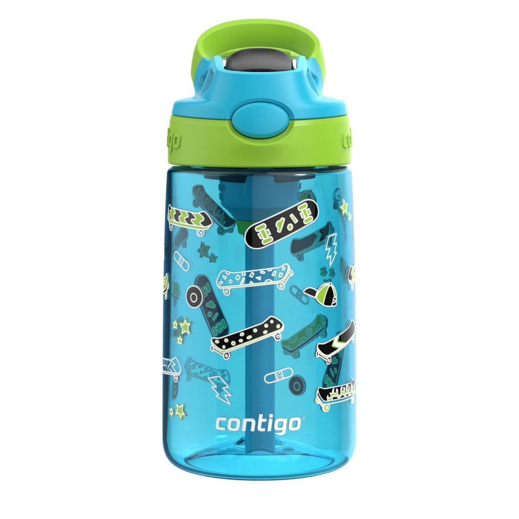 Contigo Aubrey Leak-Proof Spill-Proof Water Bottle, Blue, 14 oz. C004K