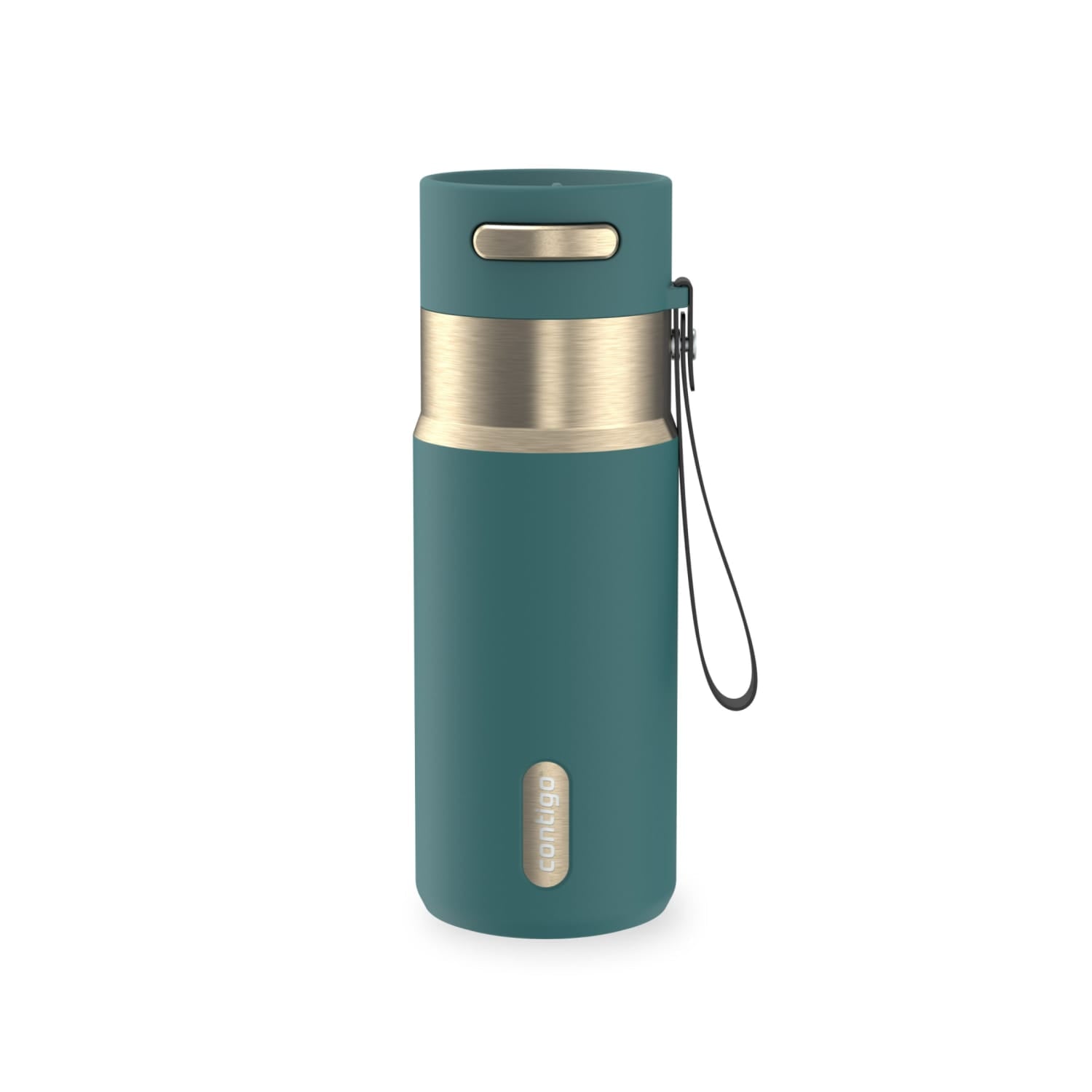 Contigo AutoSeal 16 oz Leakproof Water Bottle with Carrying Strap C023X