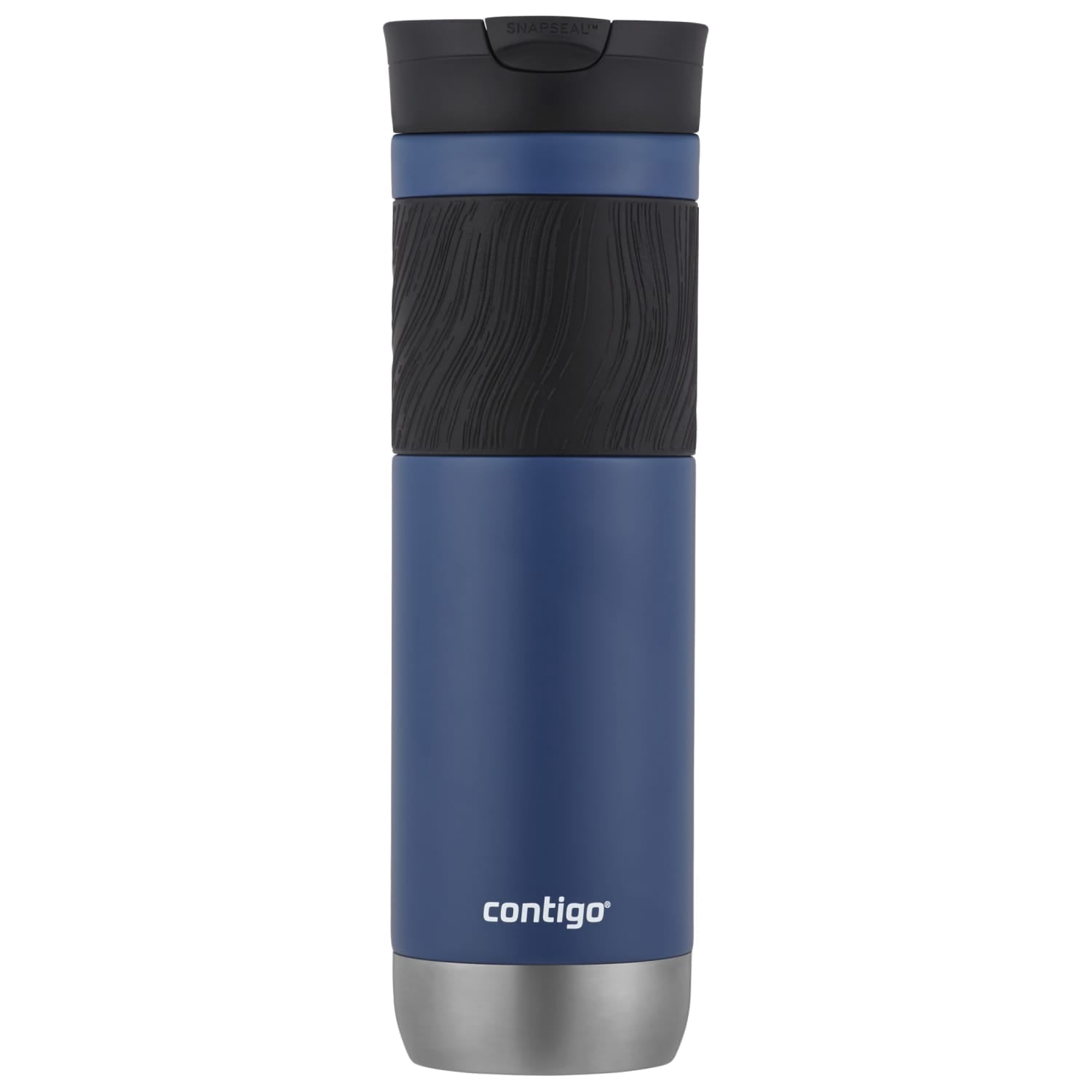 Contigo Byron 2.0 Stainless Steel Travel Mug with SNAPSEAL Lid and Grip in Black, 24 fl oz. C002M