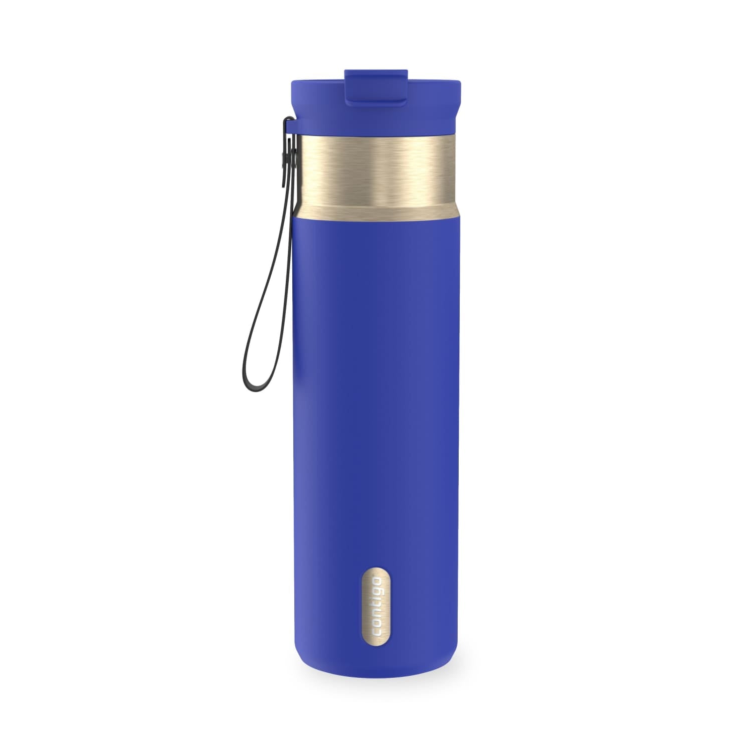 Contigo DualSip 24 oz Leakproof Insulated Water Bottle with Carrying Strap and 2-Way Lid C041V