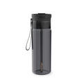 Contigo DualSip Leakproof Plastic Reusable Water Bottle with Carrying Strap, Black/Clear, 24 oz C047U