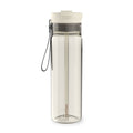 Contigo DualSip Leakproof Plastic Reusable Water Bottle with Carrying Strap, Cream/Clear, 28 oz C036S
