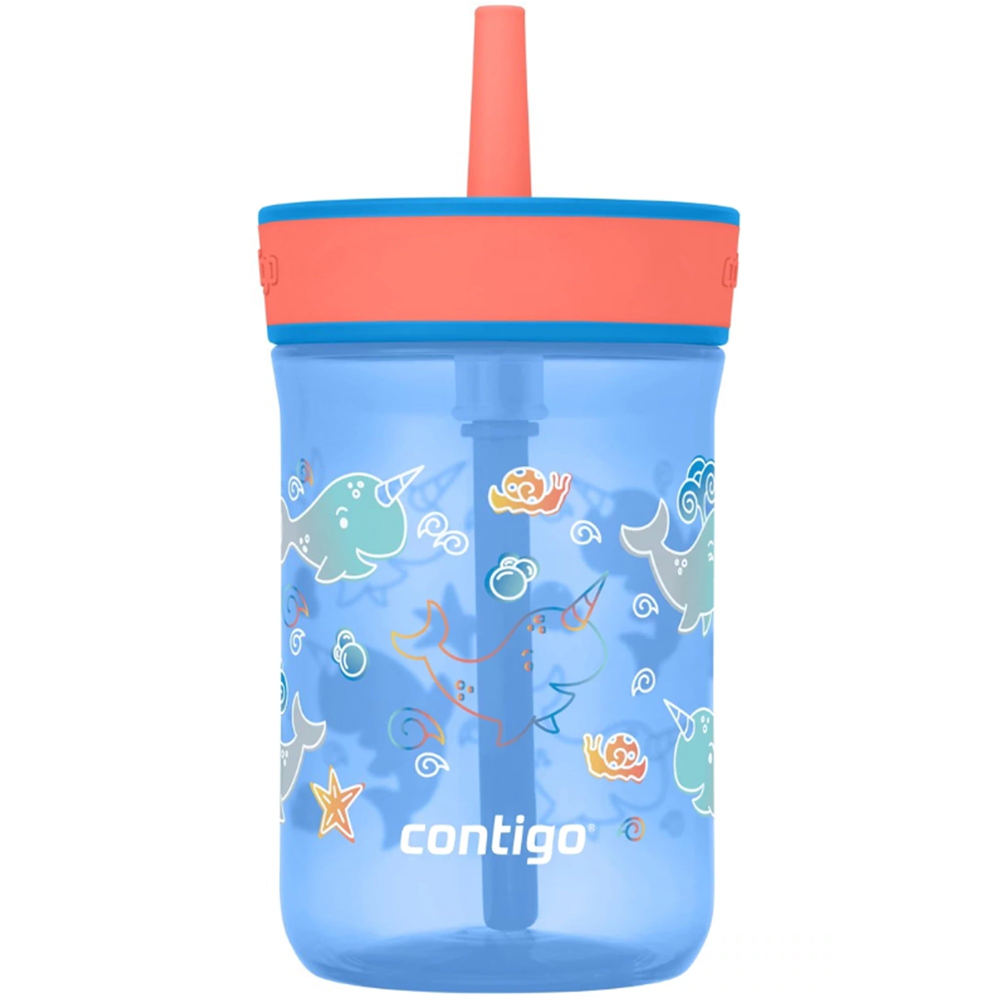 Contigo Kid's 14 oz. Leighton Tumbler with Straw - Juniper/Blue Forest C118K