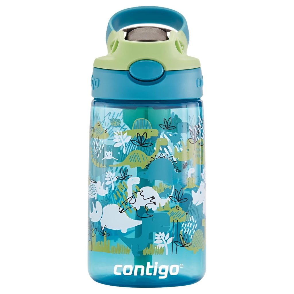 Contigo Kids 2-Pack Straw Water Bottle, 14 oz - Dinos/Sharks C057L