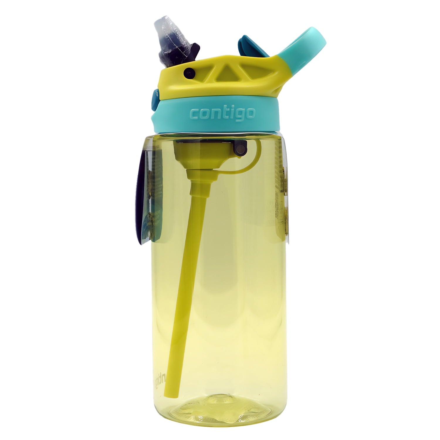 Contigo Kid's 20 oz. AutoSpout Straw Water Bottle - Juniper/Limelight C032F