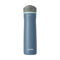 Contigo® Wells Chill Stainless Steel Filter Water Bottle with AUTOSPOUT® Straw Lid, 24 oz., Dark Ice C090E