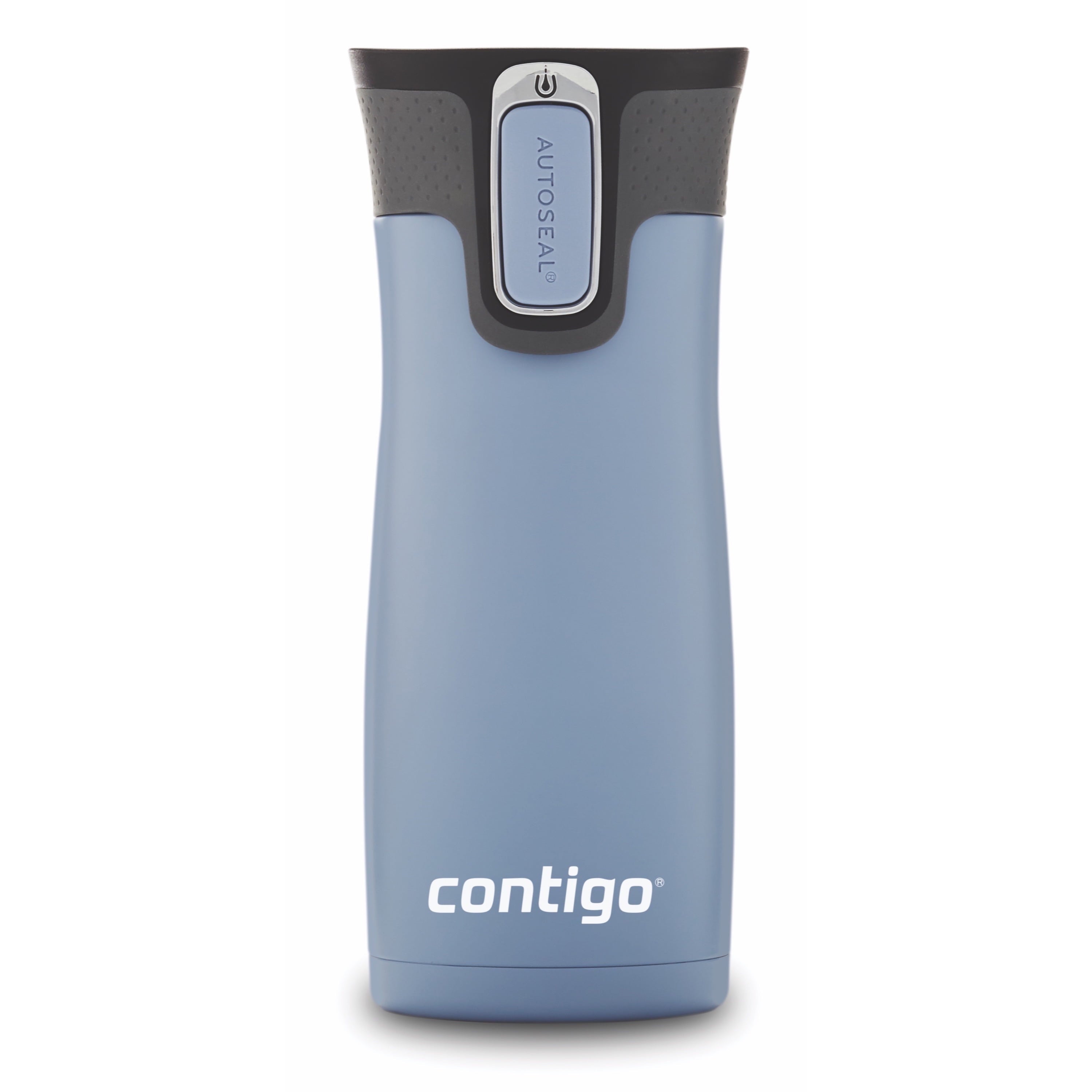 Contigo AUTOSEAL West Loop 2.0 Travel Mug, 16 oz., Stainless Steel with Black Button C098H