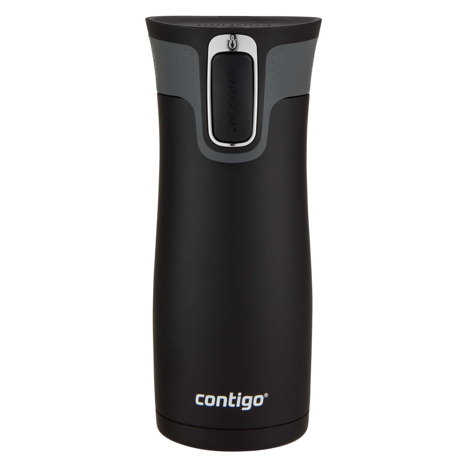 Contigo AUTOSEAL West Loop 2.0 Travel Mug, 16 oz., Stainless Steel with Black Button C098H