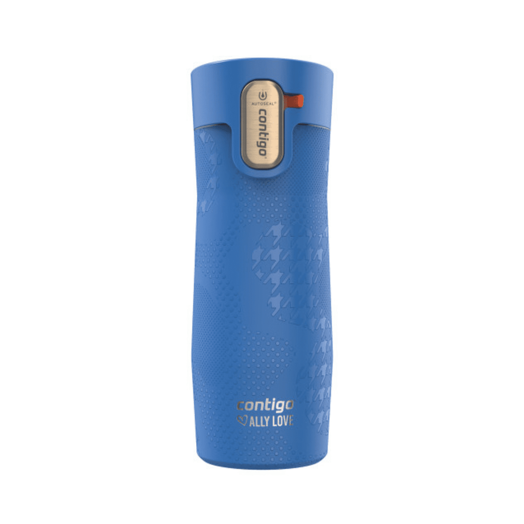 Contigo x Ally Love Autoseal West Loop Vacuum-Insulated Stainless Steel Travel Mug with Easy-Clean Lid, 16 oz, Stellar Jay C028F